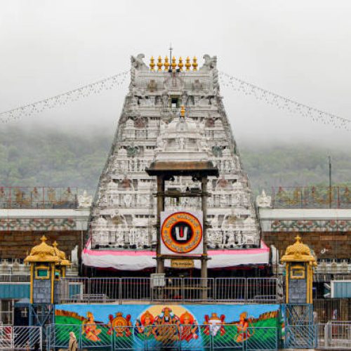 Misty morning at tirumala